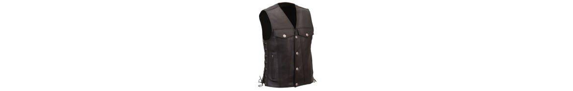 Men Leather Vests